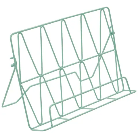 Vertex Pastel Green Finish Cookbook Stand