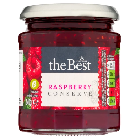Morrisons The Best Raspberry Conserve 340g