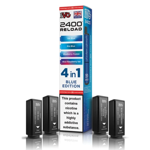 Ivg 2400 Reload 4 Pack Blue Edition