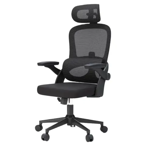 SIHOO M102C Ergonomic Mesh Office Chair, High Back desk chair with 3D Armrests, Up&Down Lumbar Support, Swivel Computer Task Chair,Black