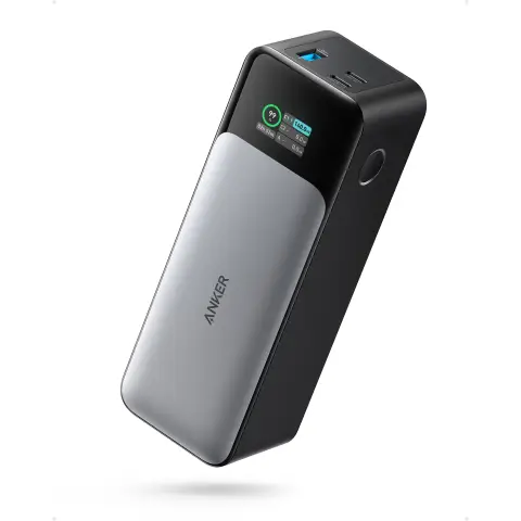 Anker Power Bank, 24,000mAh 3 Port Portable Charger 140W Output, Black