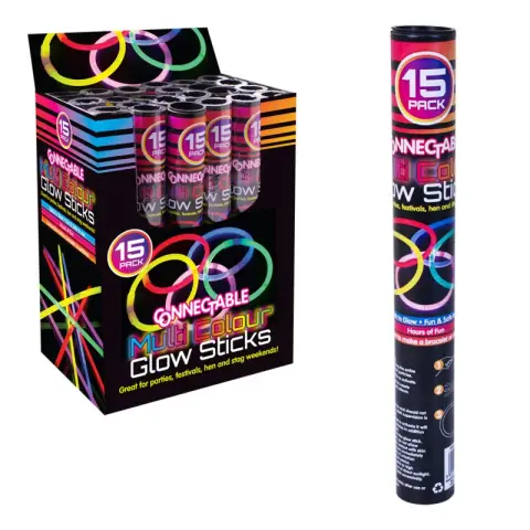 15 Connectable Glow Sticks