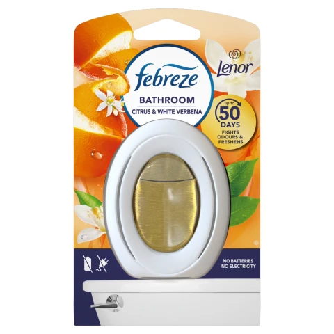 Febreze Bathroom Continuous Air Freshener Citrus and White Verbena 1 Count