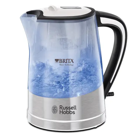 Russell Hobbs Purity Kettle, White, Fast Heat Up, Stylish - 22851