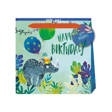 Jack & Lily Rhino Medium Gift Bag
