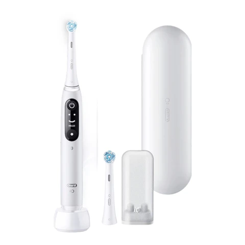 ORAL-B iO6 - Elektrische Tandenborstel - Wit - Reisetui - Smart Display - 3D Reiniging