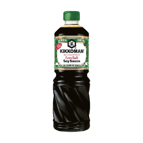 KIKKOMAN sojasauce mit reduziertem salzgehalt pet-flasche 975 ml