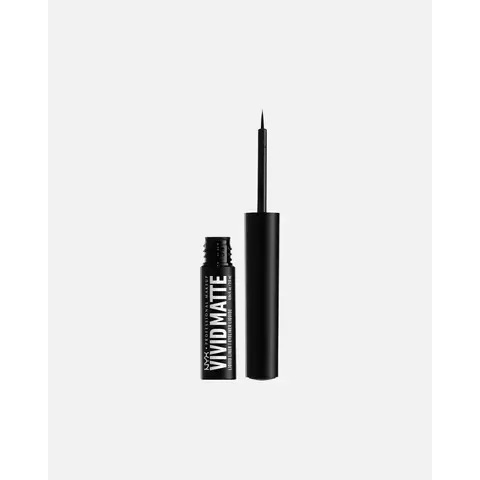 Professional Makeup Ultrapigmenteerde Vloeibare Eyeliner met Intense Matte Finish Zwart 01