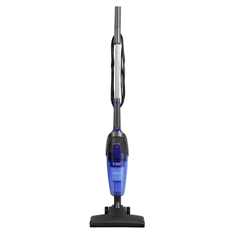 Russell Hobbs Zoom 2‑in‑1 Stick Vacuum – Blue/Grey, 600W, RHSV1002