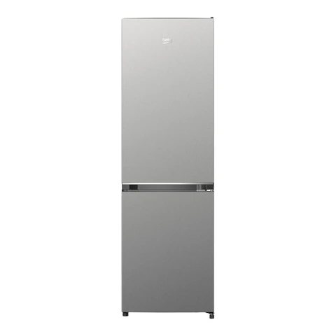 Beko B3RCNO255XB freistehende Kühl-Gefrierkombination 250 l (180 l Kühlteil / 70 l Gefrierteil), No-Frost, Energieeffizienzklasse D, Edelstahl