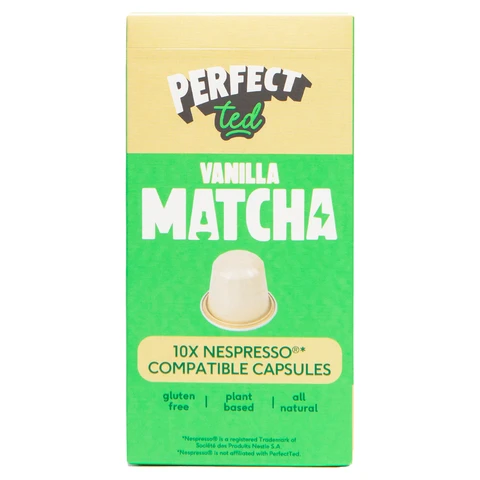 PerfectTed Matcha Nespresso Pod Vanilla