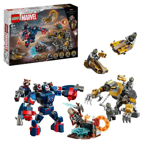LEGO Marvel Superhelden 76322 Avengers: Endgame Thor vs. Chitauri