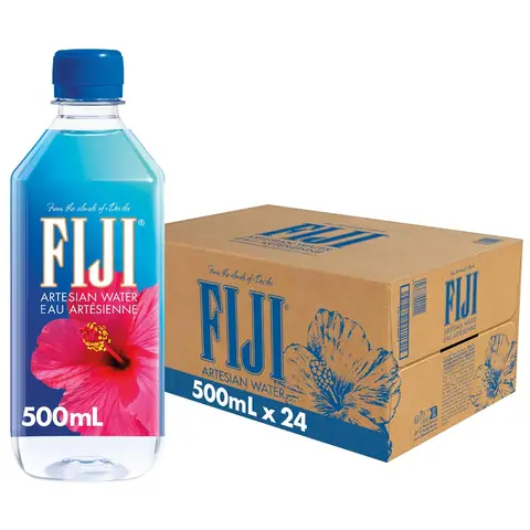 FIJI Water Natürliches Mineralwasser 24 x 0,5 L