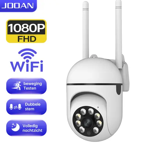 Jooan 2.4G WiFi beveiligingscamera Buiten gebruik bidirectionele Audio kleur nachtzicht 5x Digitale Zoom