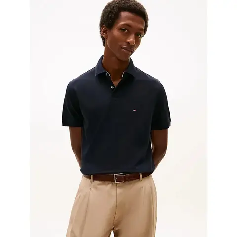 Tommy Hilfiger 1985 REGULAR POLO Heren M Woestijnblauw