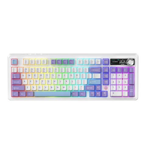 AJAZZ AK980 V2 98% Gasket Tri-Mode Gaming Mechanical Keyboard