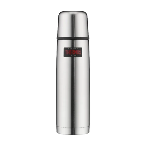 Thermos L&C thermosfles van roestvrij staal, mat, 0,75 liter