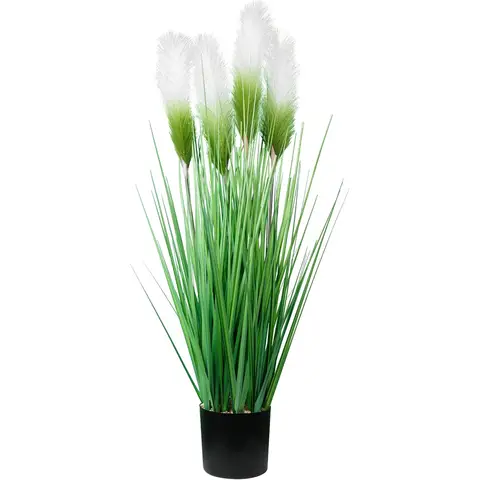 DDHS 33inch green foxtail pampas onion grass-1pcs