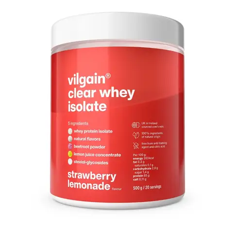 Vilgain Clear Whey Isolate Strawberry Lemonade - 500g