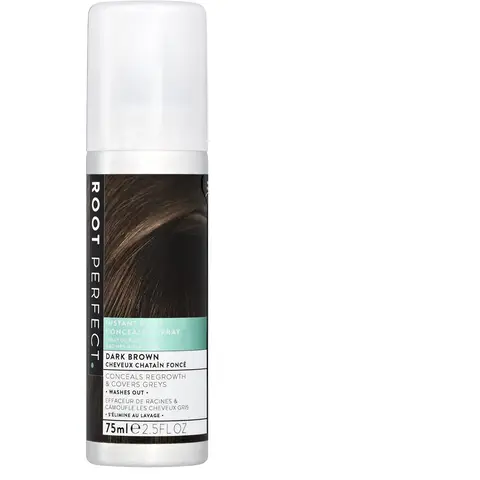Root Perfect Instant Root Concealer Spray Dark Brown 75ml
