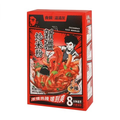 Zhazhahui Xinjiang-Style Fried Rice Noodles, Medium Spicy, 330g