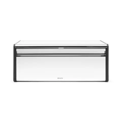 Brabantia Fall Front Bread Bin- Brilliant Steel