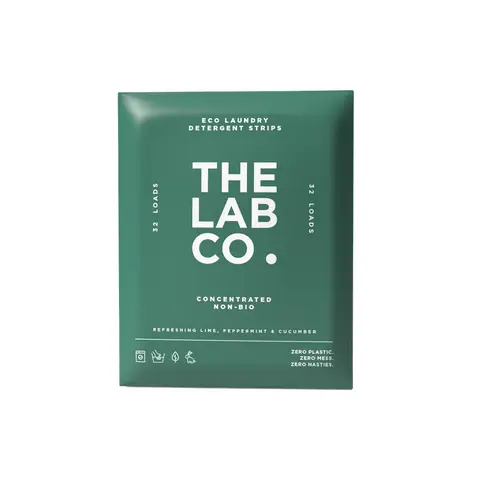 The Lab Co. Laundry Detergent Strips Refreshing 32 Loads