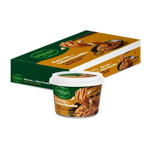 CJ Bibigo Korean Style Udon Noodle Korean BBQ Flavour 187g x 6