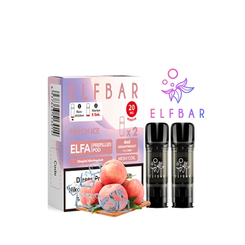 ELFBAR ELFA Prefilled Pod Peach Ice