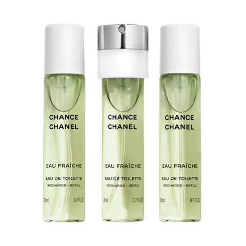 Chanel Chance Eau Fraîche Eau de Toilette Twist and Spray Refill 3 x 20ml