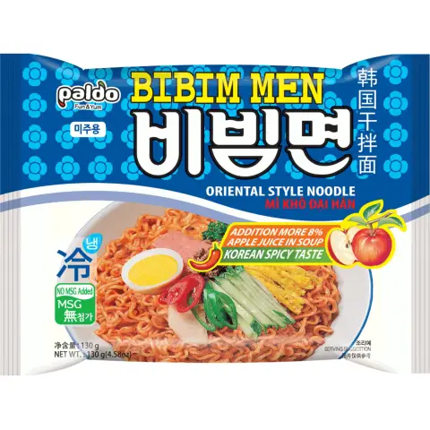 Paldo Bibimmen 130g (5 pack) 八道韩式捞面 130g (5 连包)