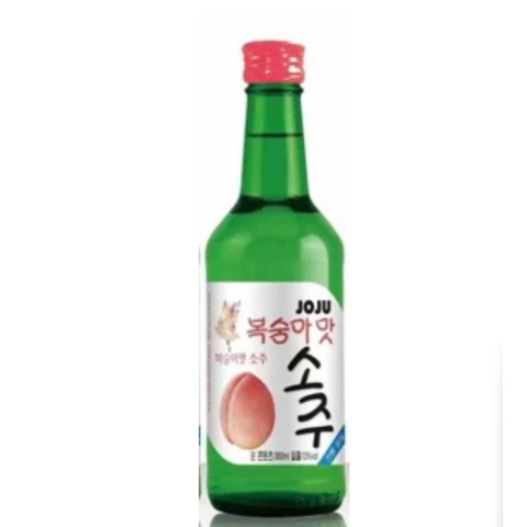 JOJU 韩国果味烧酒 - 桃子味 JOJU Korea Fruit Soju - Peach Flavor 360ml