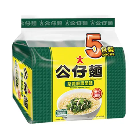 DL Instant Noodle - Preserved Vegetable 485g 公仔面-雪菜味(5pcs)485g