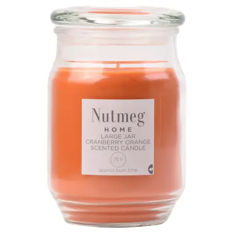 Nutmeg Home Candle Cranberry Orange Jar