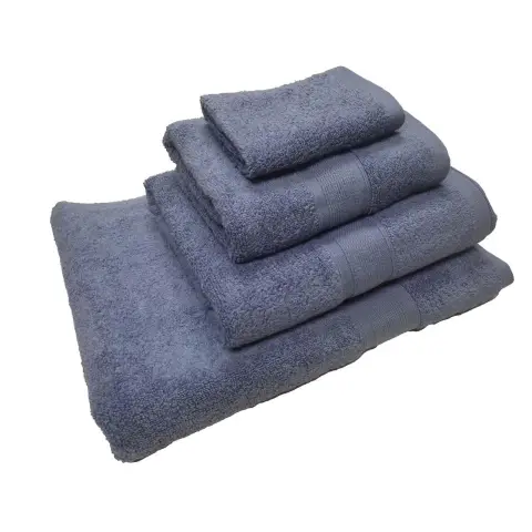 Nutmeg Home Supersoft Cotton Face Cloth Denim Blue