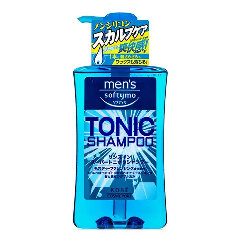 Kose SOFTYMO Men's Ultra-Cool Refreshing Shampoo 550ml