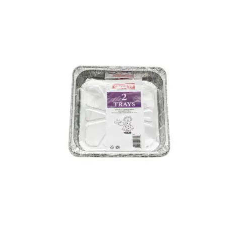 227x227x38mm 60oz Foil Tray