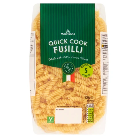 Morrisons Quick Cook Fusilli 500g