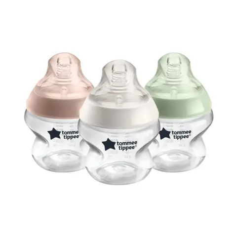Tommee Tippee Closer To Nature Baby Bottles  0+ Months 150ml 3 Pack