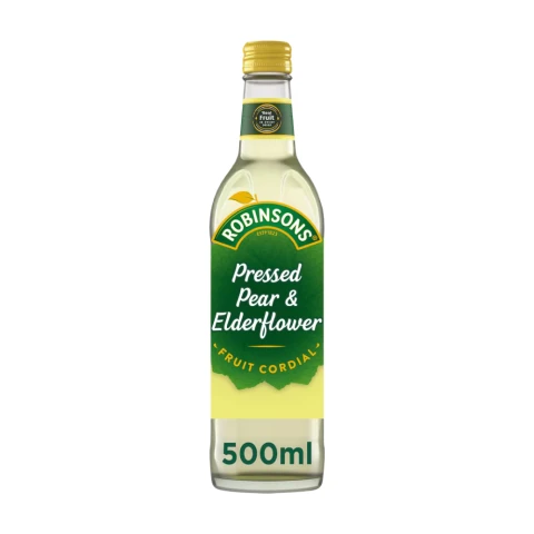 Robinsons Pressed Fruit Cordial Pear & Elderflower 500ml
