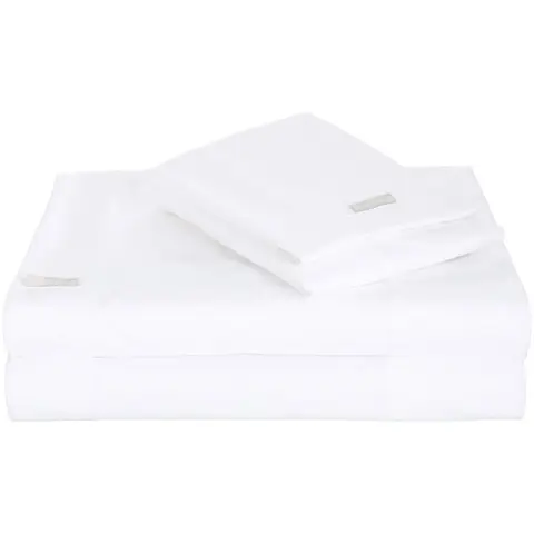 Little Bamboo Cotbed Sheet Set 3 Pack Natural White