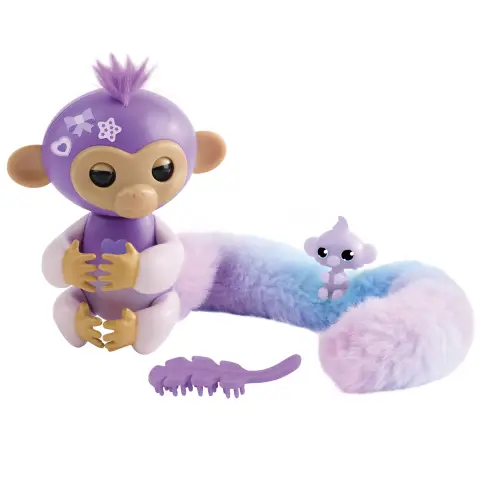 Fingerlings Snuggle Tails Monkey Interactive Plush Soft Toy