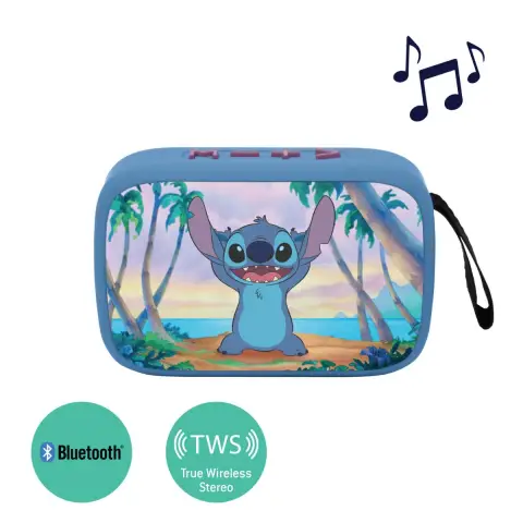 Disney Lilo & Stitch - Portable Wireless Speaker - Blue