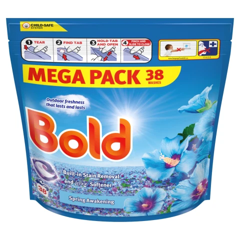 Bold PODS Washing Liquid Capsules 38 Washes , Spring Awakening
