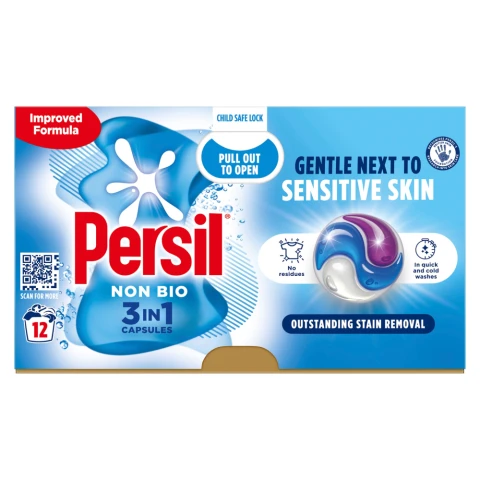 Persil  3 in 1 Washing Capsules Non Bio 12 washes 