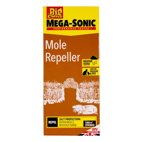Big Cheese Mega Sonic Mole Repeller