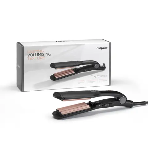 Babyliss Curling Iron, Best-Selling Curling Iron, Fast Curling, Essential for Lazy Beauty, Ceramic Plates, Up to 210°C, 10 Temperature Settings, Black, 2165CU