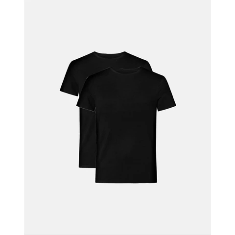 Resteröds T-Shirt 2er-Pack Bambus Schwarz Größe S