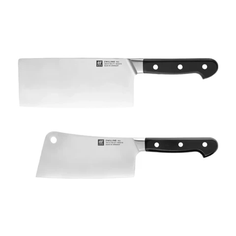 Zwilling Pro Messerset, 2-teilig mit Hackmesser und chinesischem Kochmesser