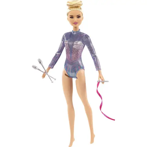 MATTEL Barbie ritmische gymnastiekpop - 30 cm, blond